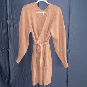 Free People Wrap Sweater Dress